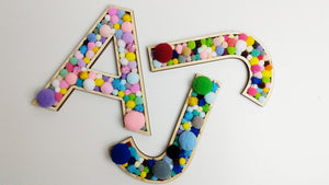 Colourful Alphabet Letters