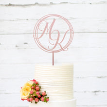 Load image into Gallery viewer, Custom Monogram Cake Topper
