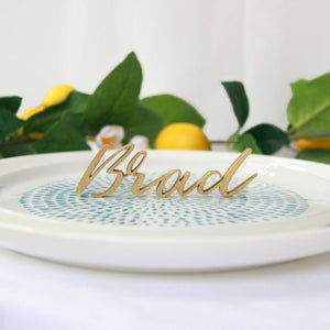 Name Cutout Placecards