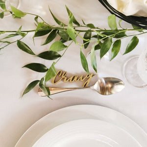 Name Cutout Placecards