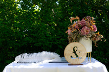 Load image into Gallery viewer, Signing Table Signage &amp; Cake Topper Combo
