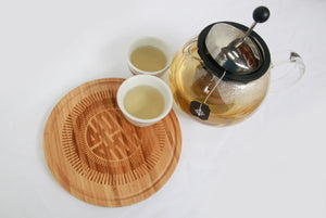 Double Happiness Bamboo Tray